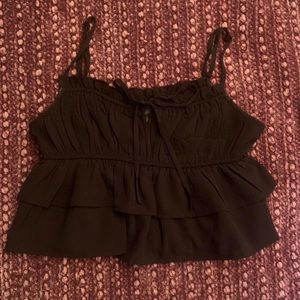 black baby doll tank😇